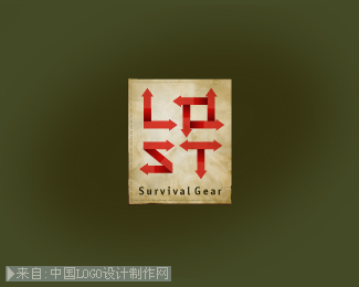 Lost Survival Gear标志设计欣赏