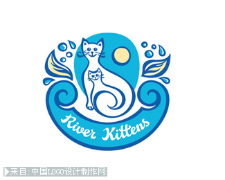 River Kittens标志设计欣赏