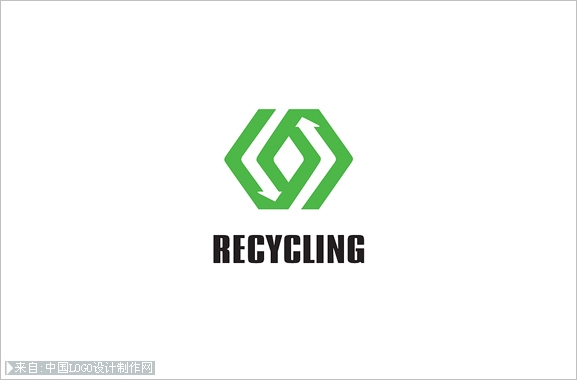 海珠区供销社旧物资回收标志logo设计欣赏