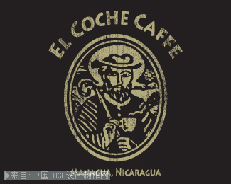 El Coche Caffe商标设计欣赏