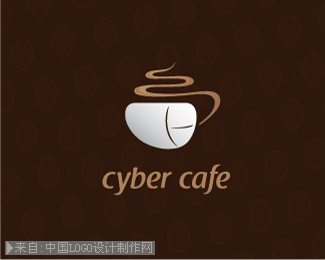 Cyber Cafe logo (edited)标志设计欣赏