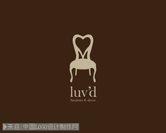 Luv'd furniture & decor标志设计欣赏