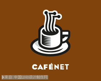 Café Net标志设计欣赏