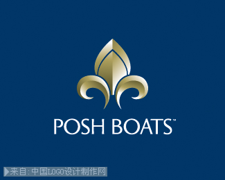 Posh Boats标志设计欣赏