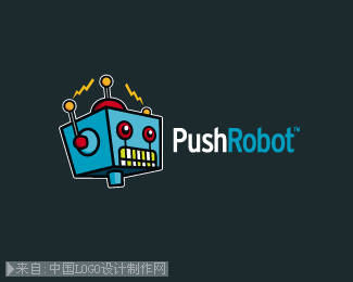 PushRobot标志设计欣赏