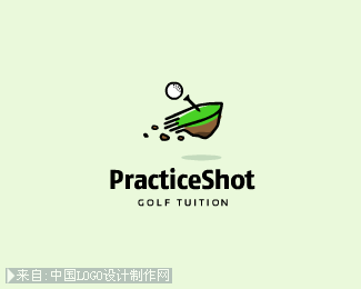 Practice Shot Golf Tuition标志设计欣赏