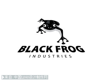 Black Frog Industries标志设计欣赏