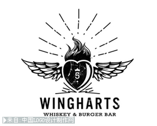 Wingharts标志设计欣赏