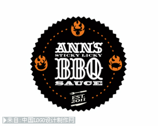 Ann's BBQ sauce_2标志设计欣赏