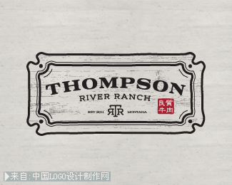 Thompson River Ranch标志设计欣赏