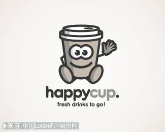 happycup.标志设计欣赏