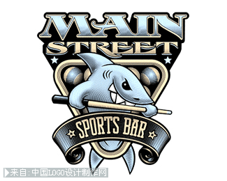 Main St. Bar标志设计欣赏