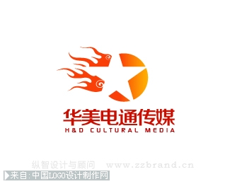 华美电通传媒logo