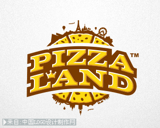 PizzaLand商标设计欣赏