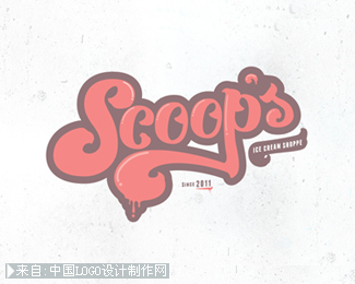 Scoop's Ice Cream Shoppe商标设计欣赏