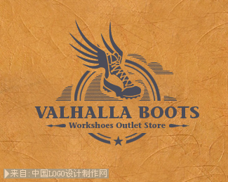 Valhalla Boots标志设计欣赏