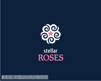 Stellar roses标志设计欣赏