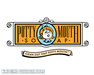 Potty Mouth Soap网站logo设计欣赏