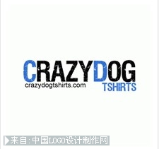 Crazy Dog TShirts标志设计欣赏