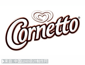 Cornetto冰淇淋logo设计欣赏