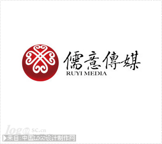 儒意传媒信息传媒logo设计欣赏