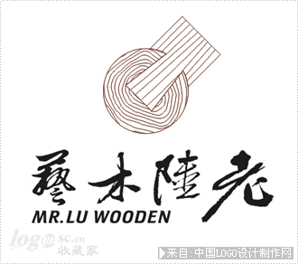 老陆木艺厨卫家私logo设计欣赏