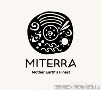 MITERRA希腊橄榄油化妆护理 标志设计欣赏