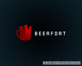 BEERFORT啤酒品牌logo设计