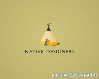 铅笔帐篷文具店logo设计欣赏