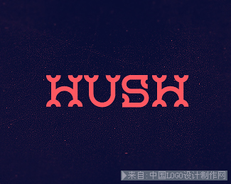 HUSH信件探索标志设计欣赏