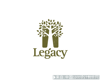 叶子分支财产行业logo设计欣赏