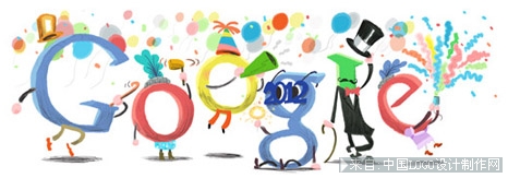 2011新年快乐google 商标欣赏