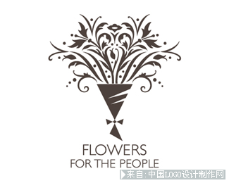 一个花束logo设计欣赏