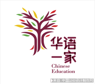 华语一家教育咨询标志欣赏