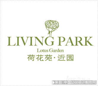 荷花苑近園建筑房产logo设计欣赏