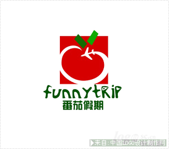 蕃茄假期娱乐旅行logo欣赏