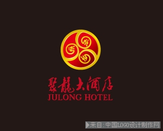 聚龙大酒店酒店旅游logo欣赏