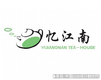 江苏忆江南茶馆酒店旅游logo欣赏
