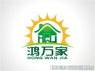 鸿万家 LOGO/商标设计标志欣赏