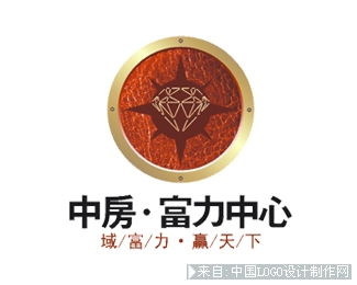 宁夏中房富力中心建筑地产logo欣赏