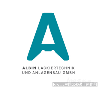 阿尔宾镀膜技术及设备机械设备 logo设计欣赏