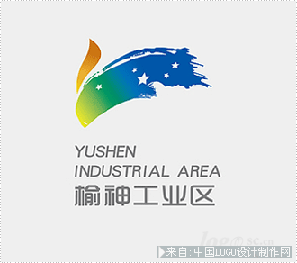 陕西榆神工业区展馆logo设计欣赏