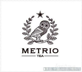 Metrio Tea咖啡茶叶logo设计欣赏