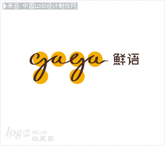 gaga鲜语品牌连锁餐饮酒店餐饮logo设计欣赏