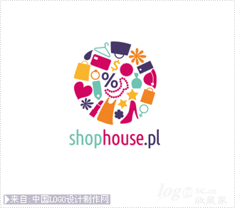 shophouse网站标志设计欣赏