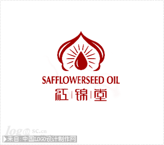 红锦堂红花籽油logo欣赏