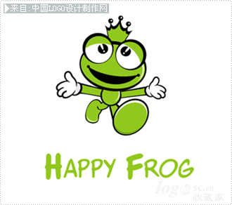 happy frog 童装商标设计欣赏