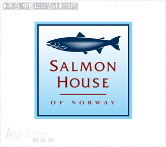 鲑鱼之家 Salmon House标志欣赏