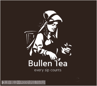 布伦茶 Bullen Tea标志设计欣赏