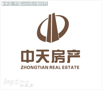 中天房产logo设计欣赏